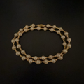 14k Gold bead and pearl necklace