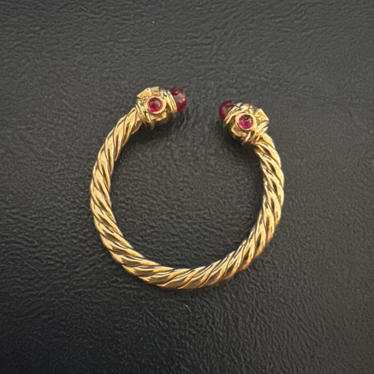 David Yurman 18k Ruby Ring