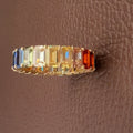 Tiffany & Co 18k Multi-Stone Eternity Band