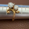 Toi et Moi 18k Old European Cut Diamonds