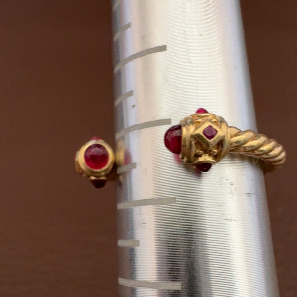 David Yurman 18k Ruby Ring