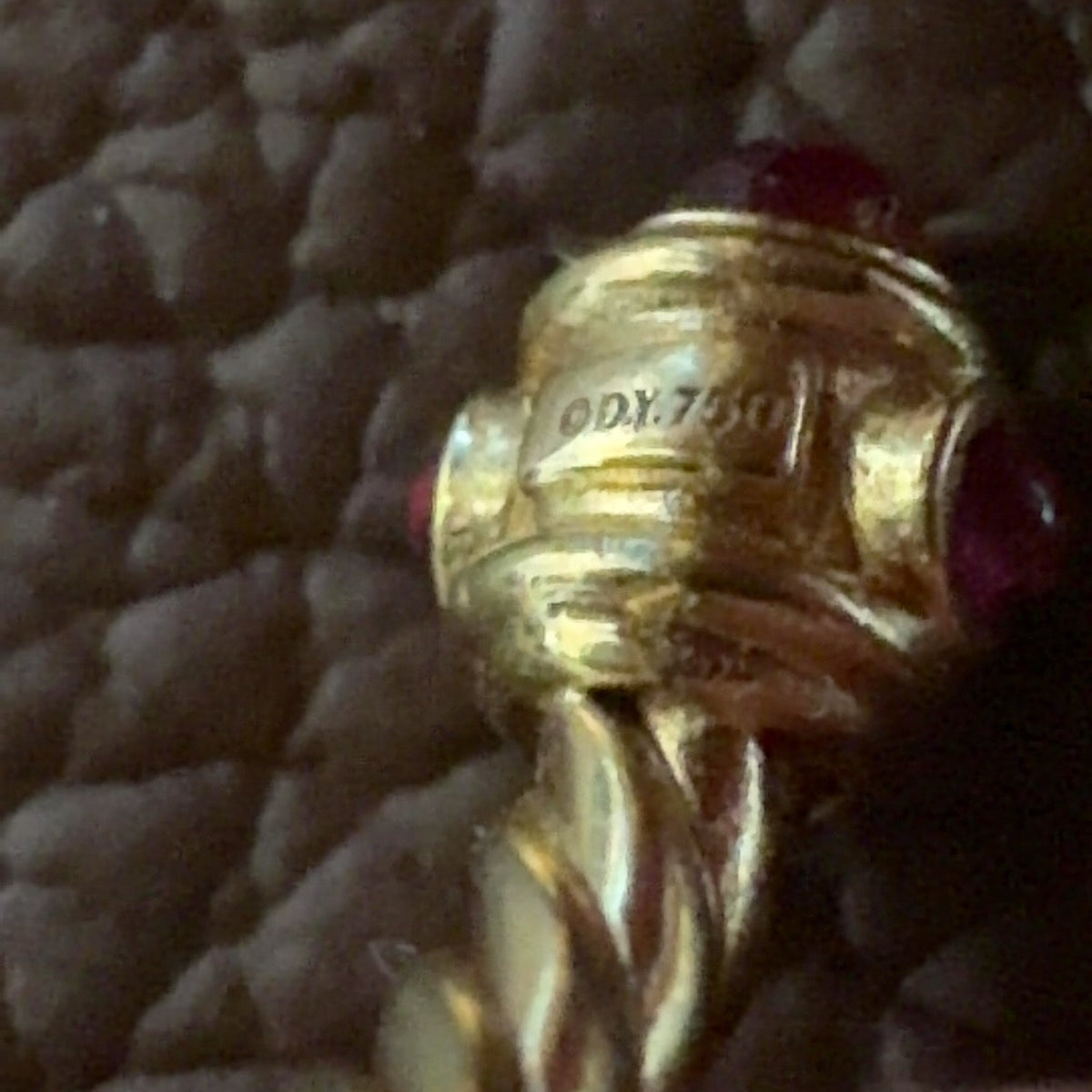 David Yurman 18k Ruby Ring