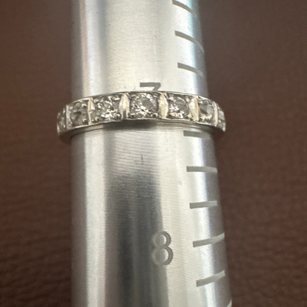 Old Diamond Cut 5/6th's Eternity Band 1.5cwt
