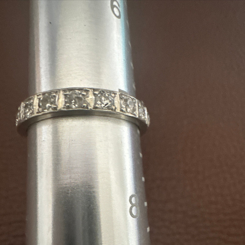 Old Diamond Cut 5/6th's Eternity Band 1.5cwt