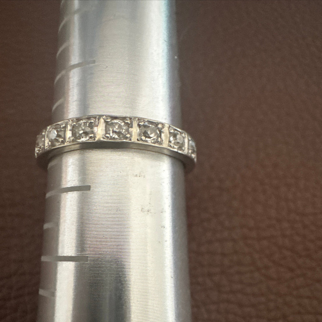 Old Diamond Cut 5/6th's Eternity Band 1.5cwt