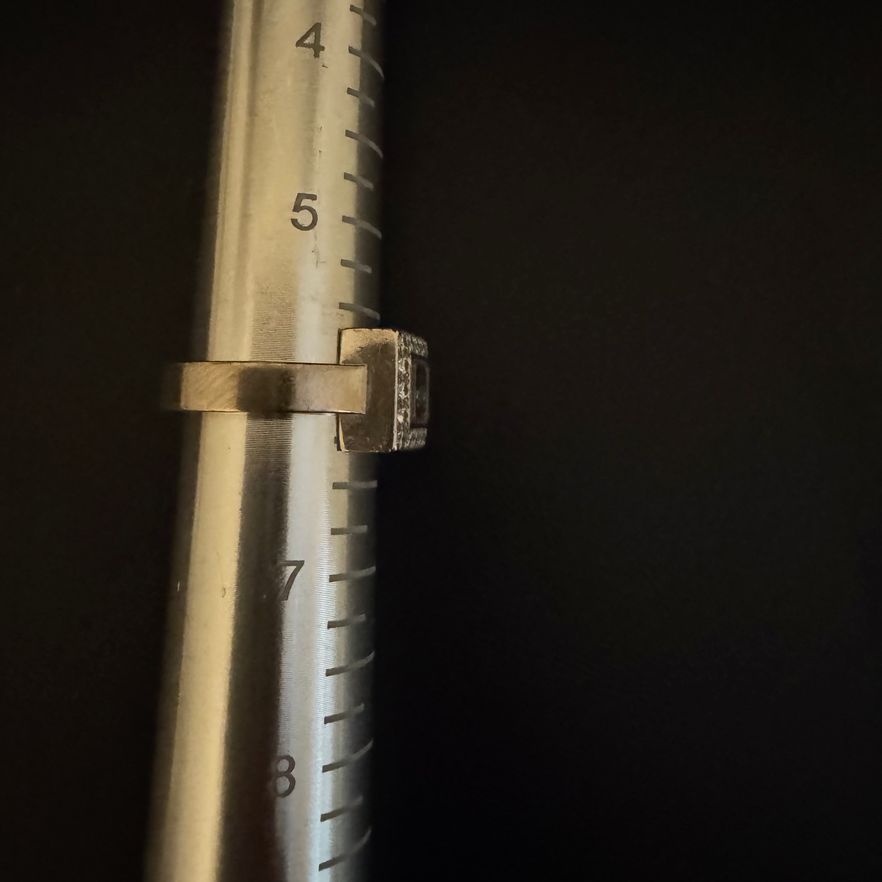 18k White Gold Chopard Diamond Square Ring
