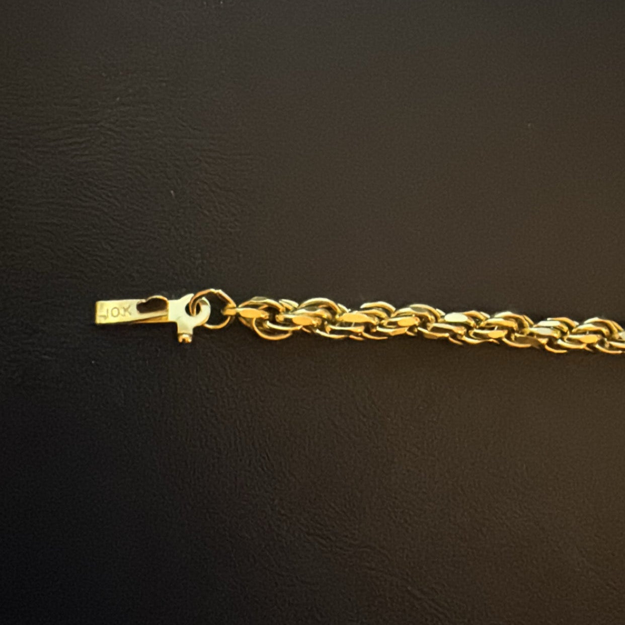 10k Solid Gold Rope chain