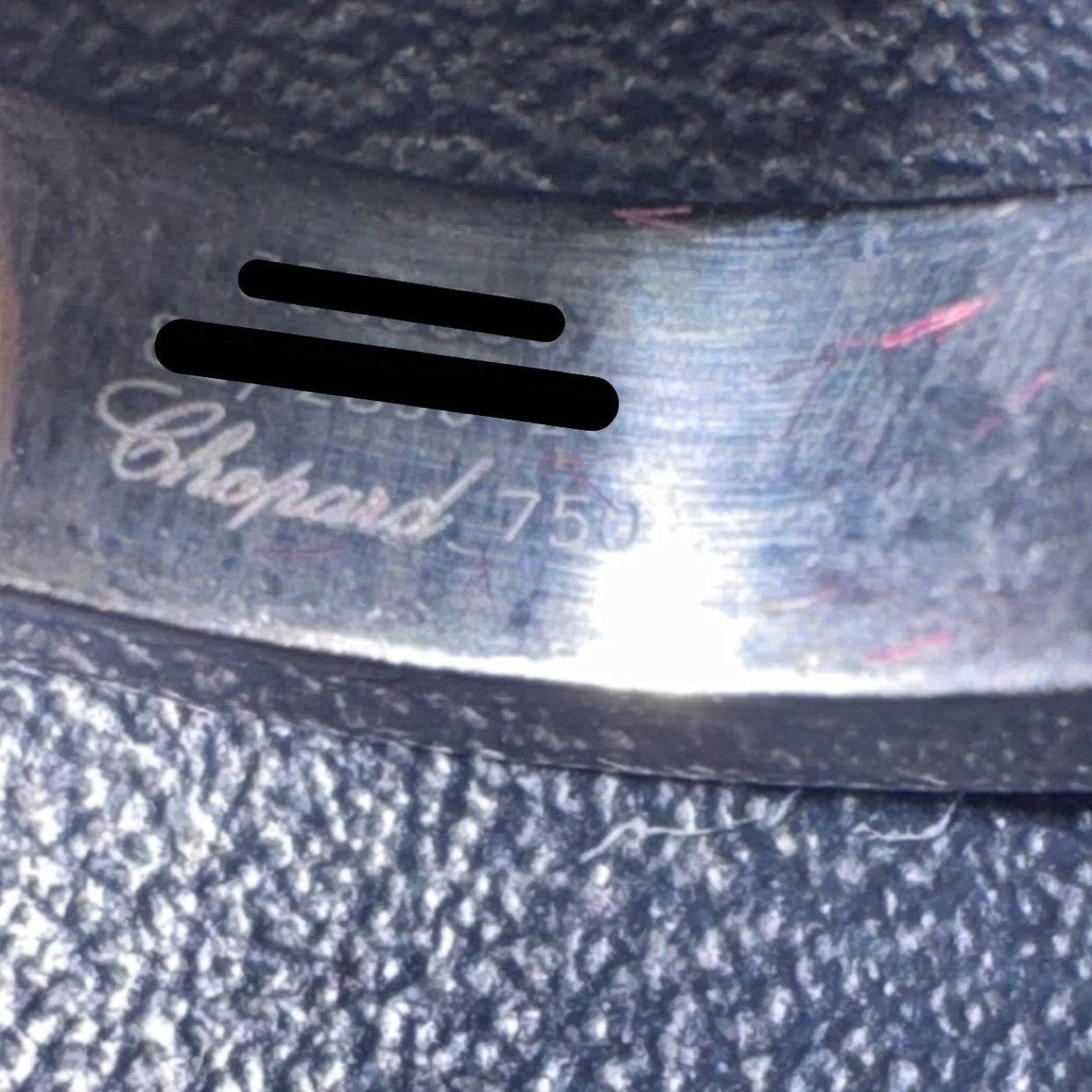 18k White Gold Chopard Diamond Square Ring