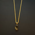 10k Gold and Black Onyx Pendent Only