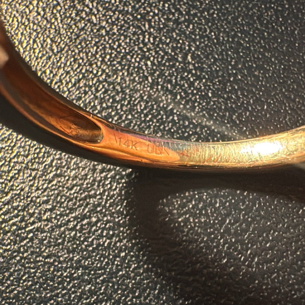 14k Gold Diamond Band